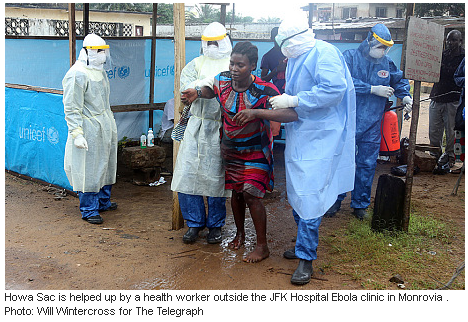 the telegraph, daily mail, fail, ebola, fraud, sierra leone, liberia, jfk medical center, monrovia